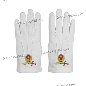 Shriner Embroidered Gloves – Custom Premium Ceremonial Gloves | Shriner Regalia