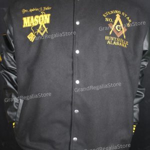 Custom Embroidery Masonic Varsity Jacket