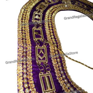 Single Beaded Lodge Chain Collar