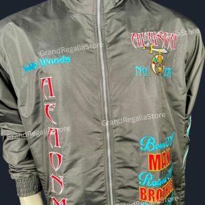 Custom Embroidered Shriner Windbreaker Jacket