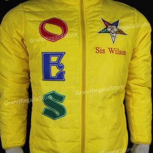 Custom Embroidered OES Puffer Jacket