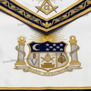 Custom Embroidered Masonic Grand Master Apron