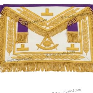 Grand Lodge Masonic Apron & Chain Collar Set