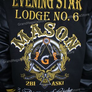 Custom Embroidery Masonic Varsity Jacket