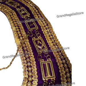 Single Beaded Lodge Chain Collar