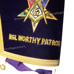 Custom Embroidered OES Worthy Patron Apron