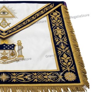 Custom Embroidered Masonic Grand Master Apron