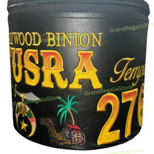 Custom Embroidered Shriner Fez Case – Personalized Premium Fez Storage & Protection Case