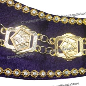 Single Beaded Lodge Chain Collar