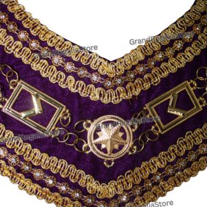 Single Beaded Lodge Chain Collar