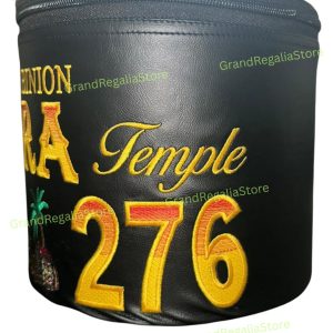 Custom Embroidered Shriner Fez Case – Personalized Premium Fez Storage & Protection Case