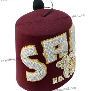 Custom Embroidery Shriner Fez