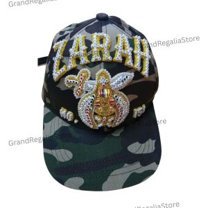 Shriner Baseball Cap with Rhinestones