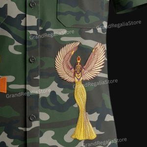 Custom Embroidered Camo DOI Walking Shirt
