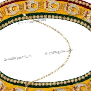 Shriner chain collar with rhinestones