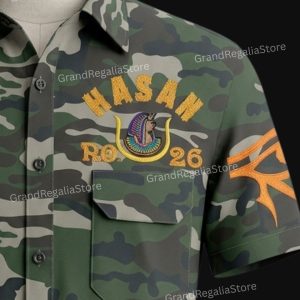 Custom Embroidered Camo DOI Walking Shirt