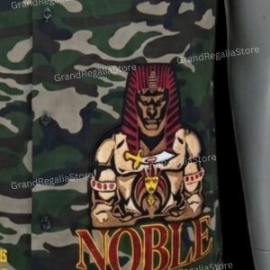 Custom Embroidered Camo Shriner Walking Shir