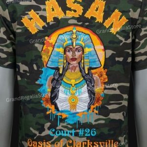 Custom Embroidered Camo DOI Walking Shirt