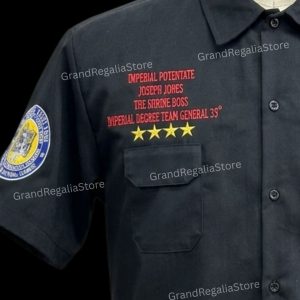 Custom Embroidered Shriner Walking Shirt
