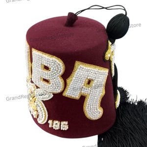 Shriner Fez with Rhinestones