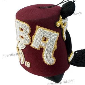 Shriner Fez with Rhinestones